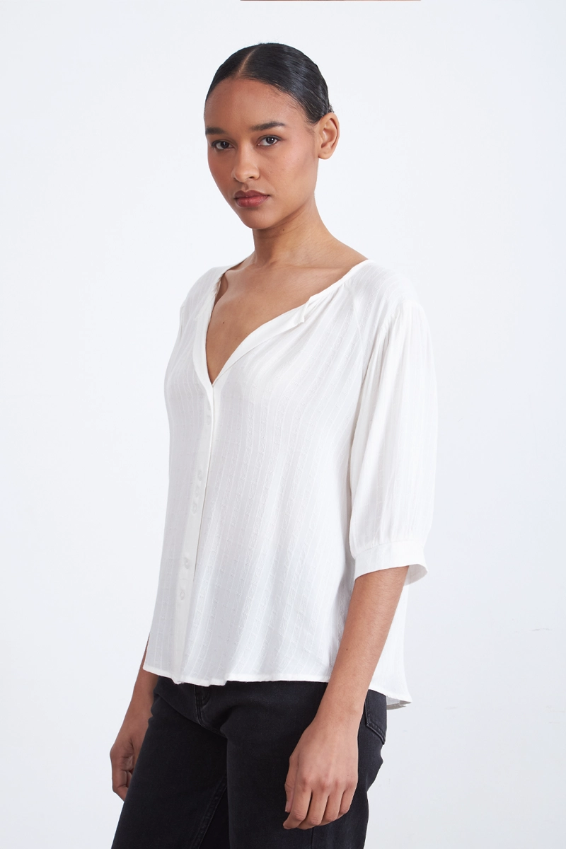 BLUSA HOLGADA BLANCO NICOPOLY - 3