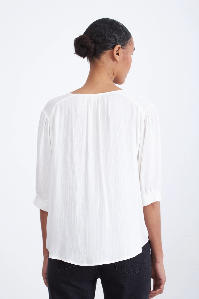 BLUSA HOLGADA BLANCO NICOPOLY - 4