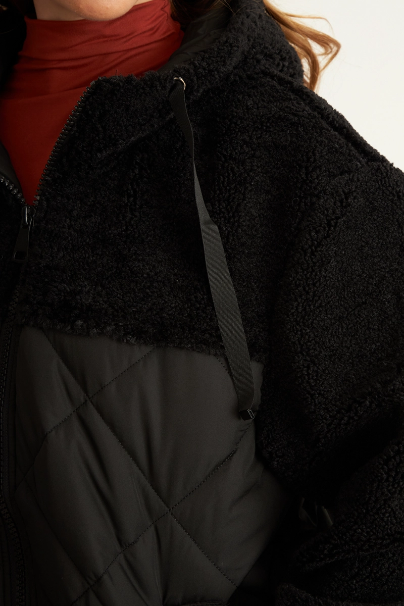 CHAQUETA MITAD CHIPORRO/PARKA NEGRO NICOPOLY - 6