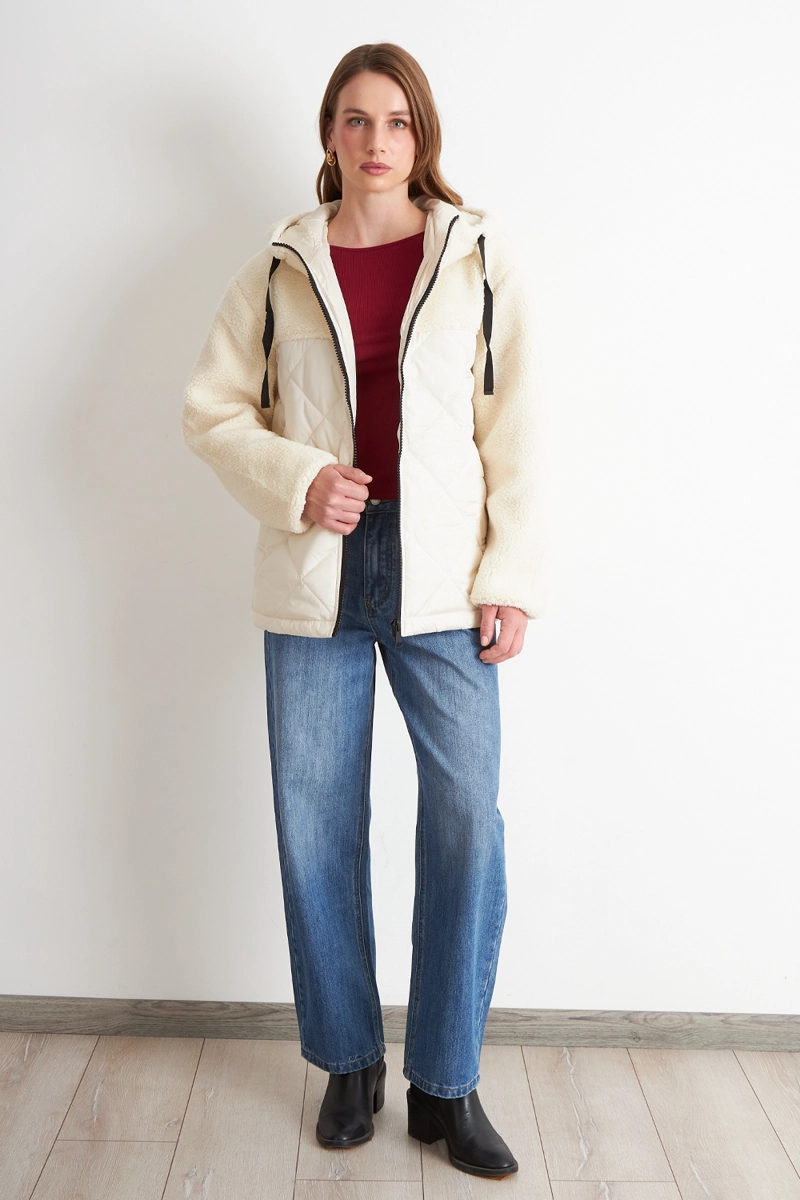 CHAQUETA MITAD CHIPORRO/PARKA BLANCO INVIERNO NICOPOLY - 2