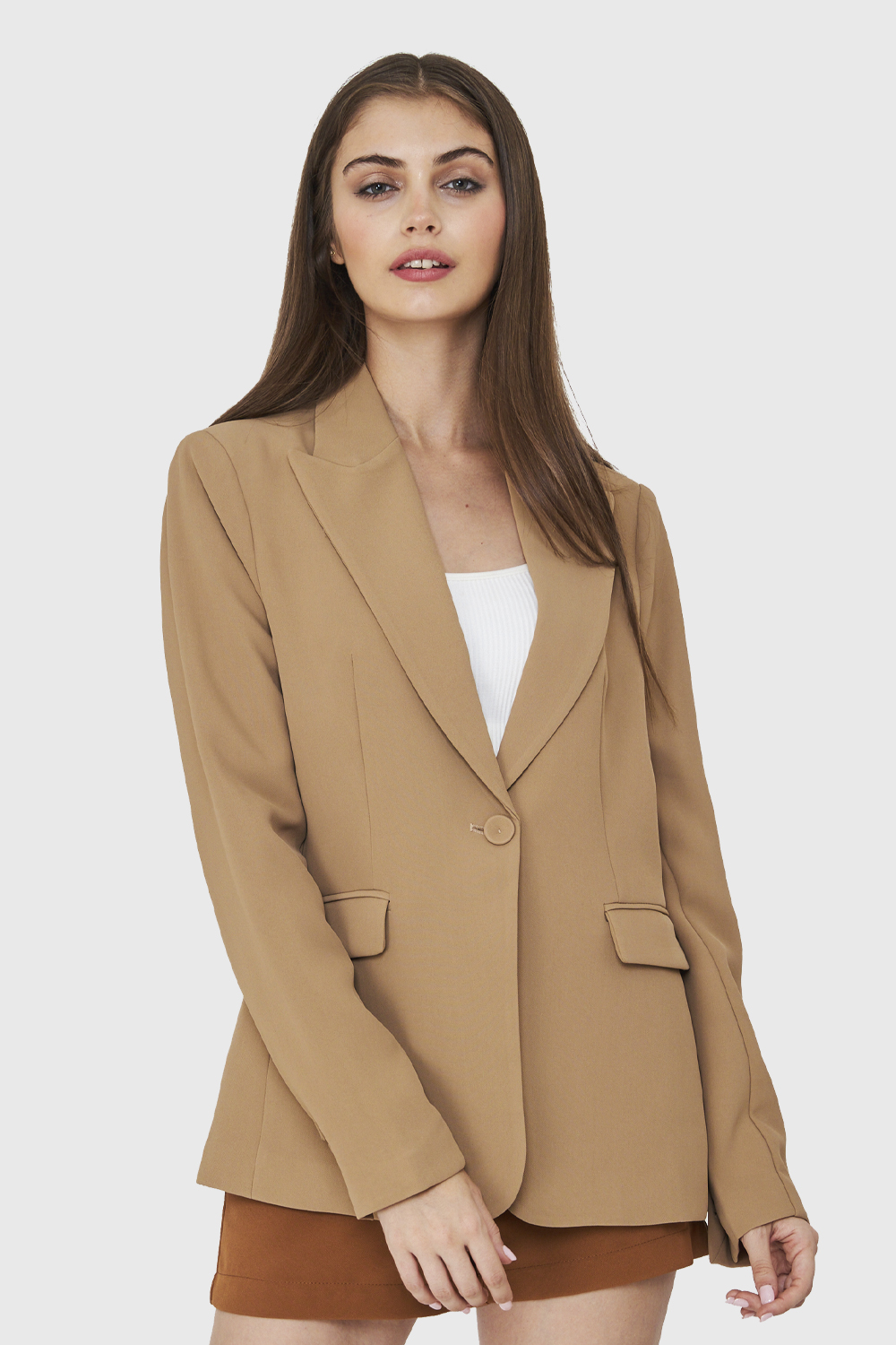 BLAZER BOLSILLOS CON SOLAPAS KHAKI NICOPOLY - 5