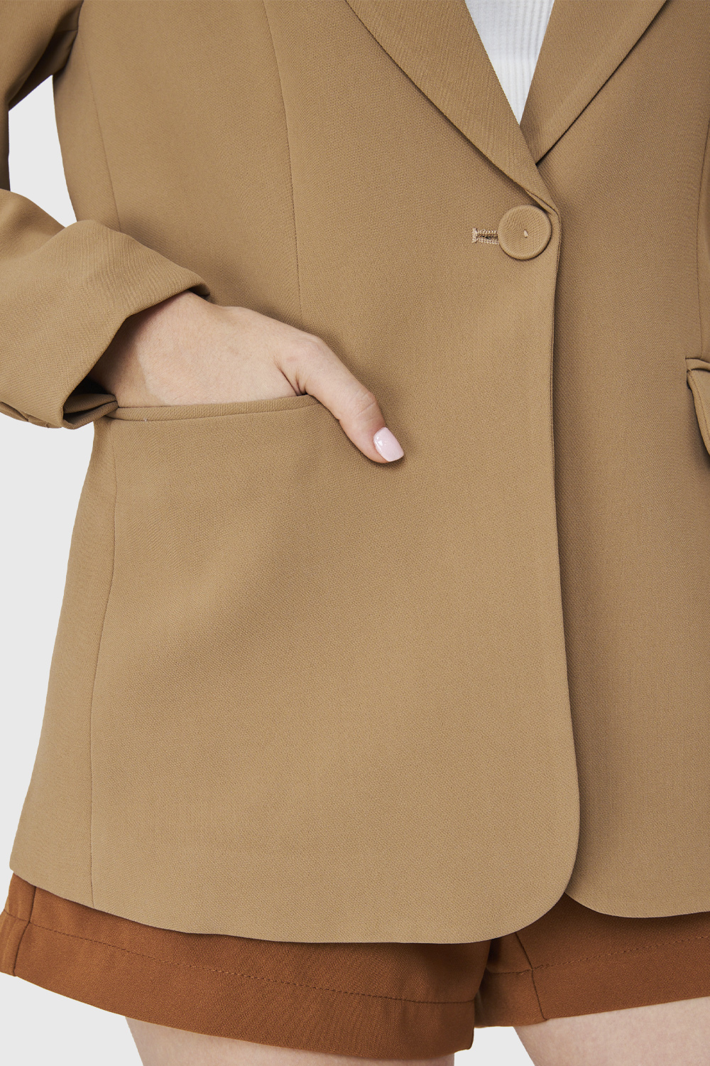 BLAZER BOLSILLOS CON SOLAPAS KHAKI NICOPOLY - 6