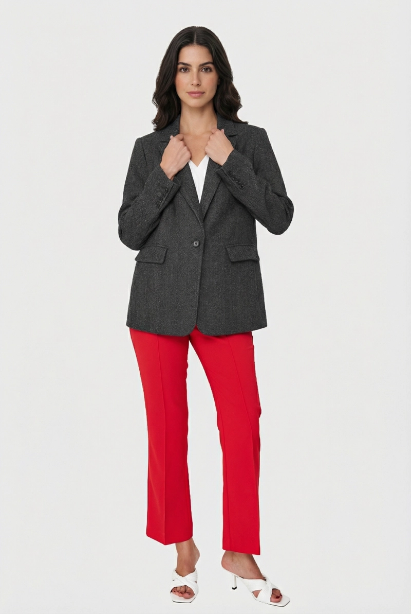 BLAZER PATRON ESPIGA GRAFITO NICOPOLY - 2
