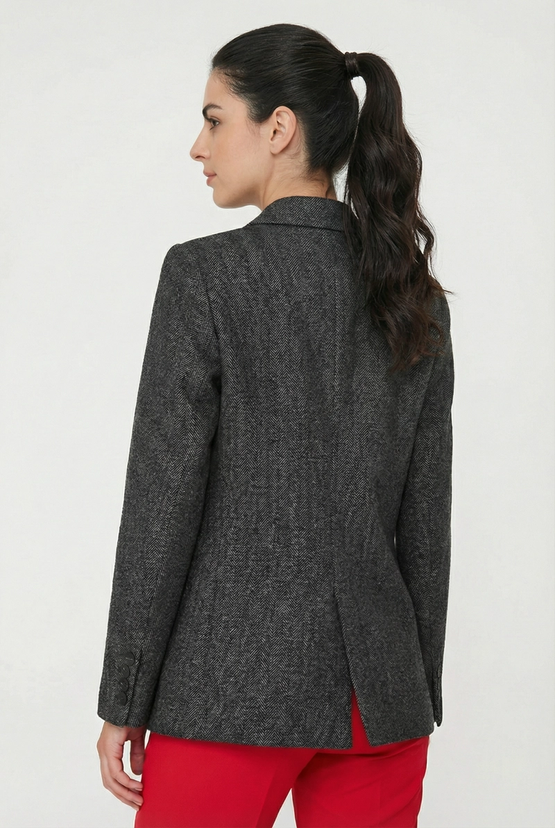 BLAZER PATRON ESPIGA GRAFITO NICOPOLY - 4