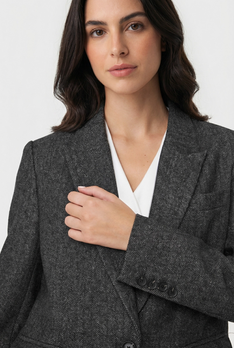 BLAZER PATRON ESPIGA GRAFITO NICOPOLY - 6