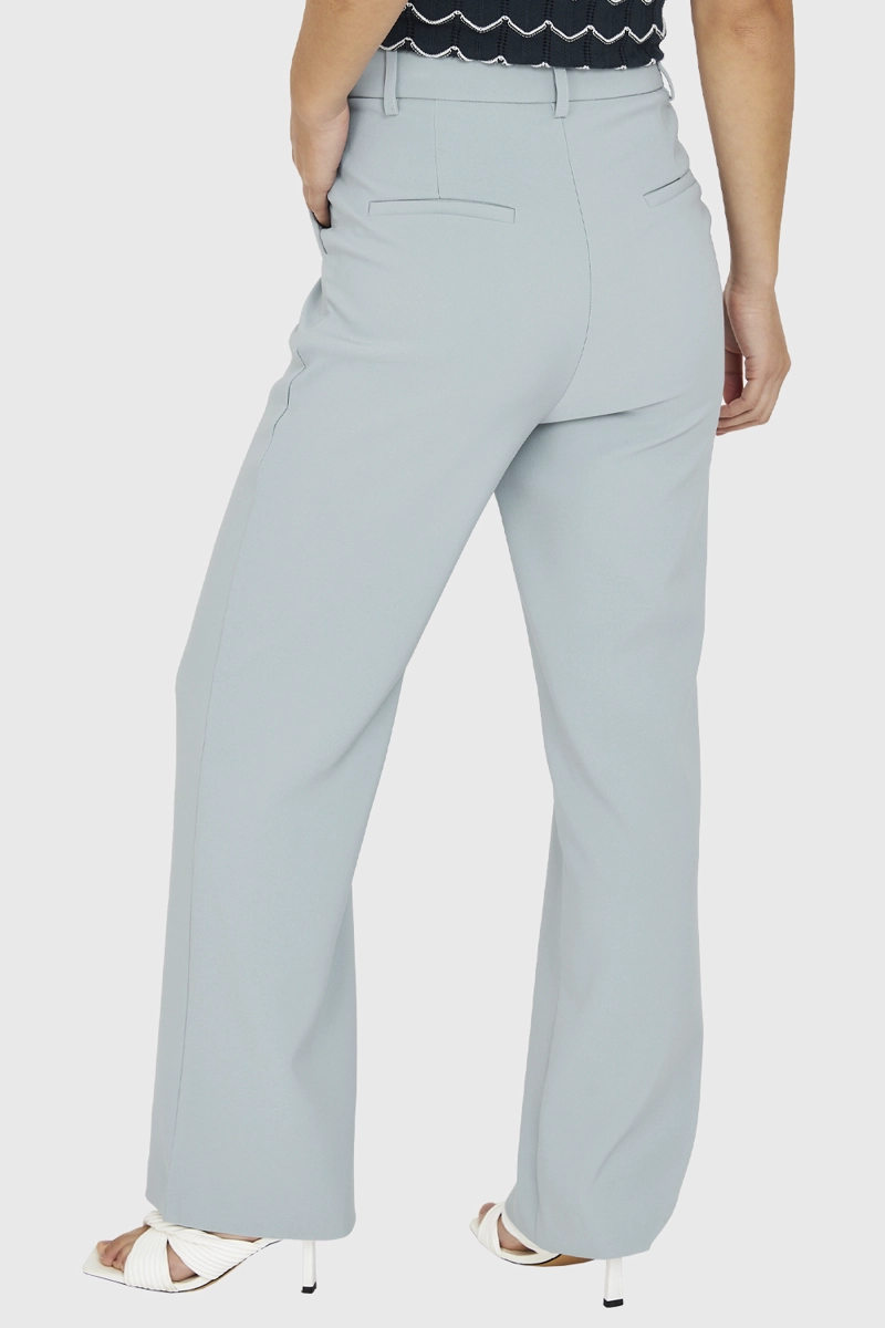 PANTALÓN MUJER NICOPOLY CELESTE PIERNA ANCHA - 3