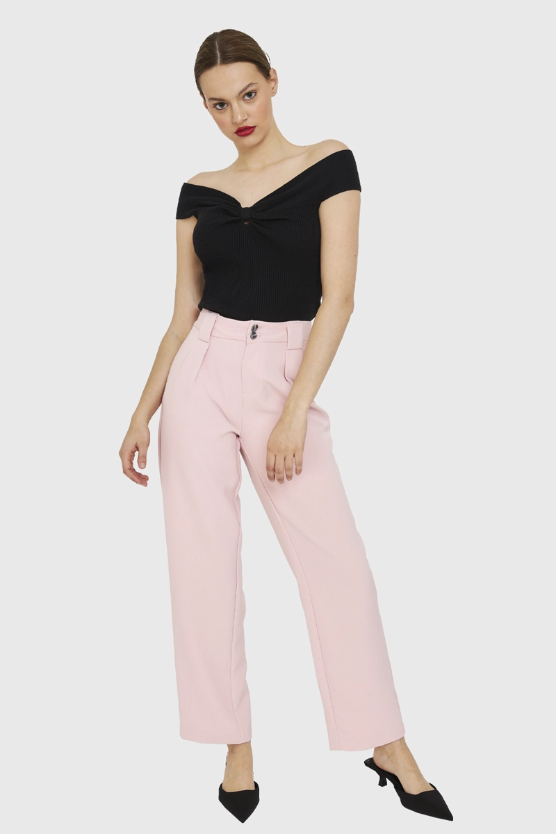TOP ACANALADO HOMBROS CAIDOS NEGRO NICOPOLY - 2