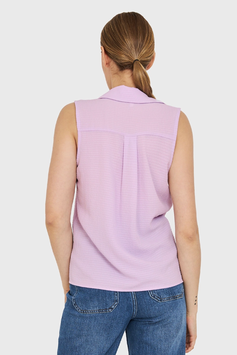 BLUSA SIN MANGAS LILA NICOPOLY - 4