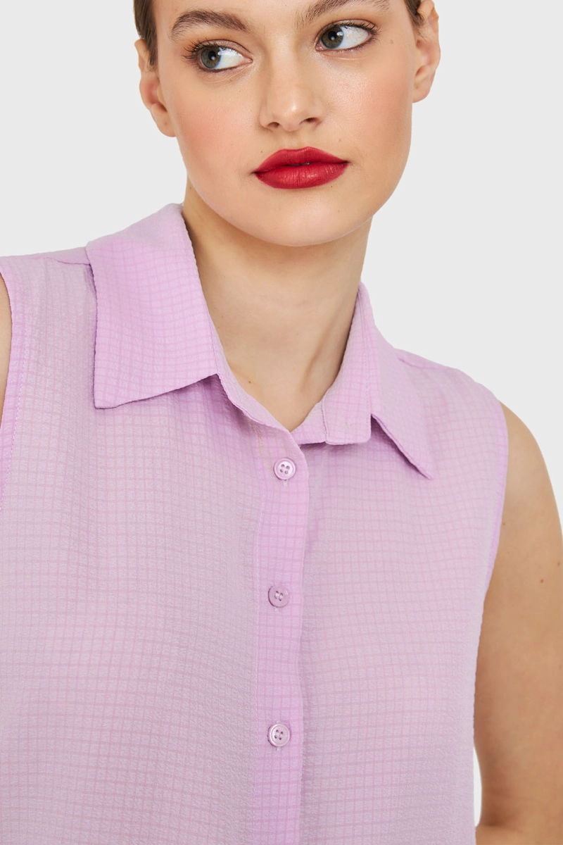 BLUSA SIN MANGAS LILA NICOPOLY - 6