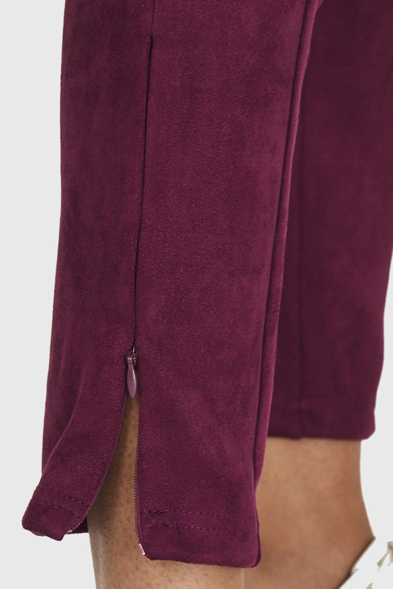 CALZA MUJER NICOPOLY BURDEO TIPO GAMUZA - 6