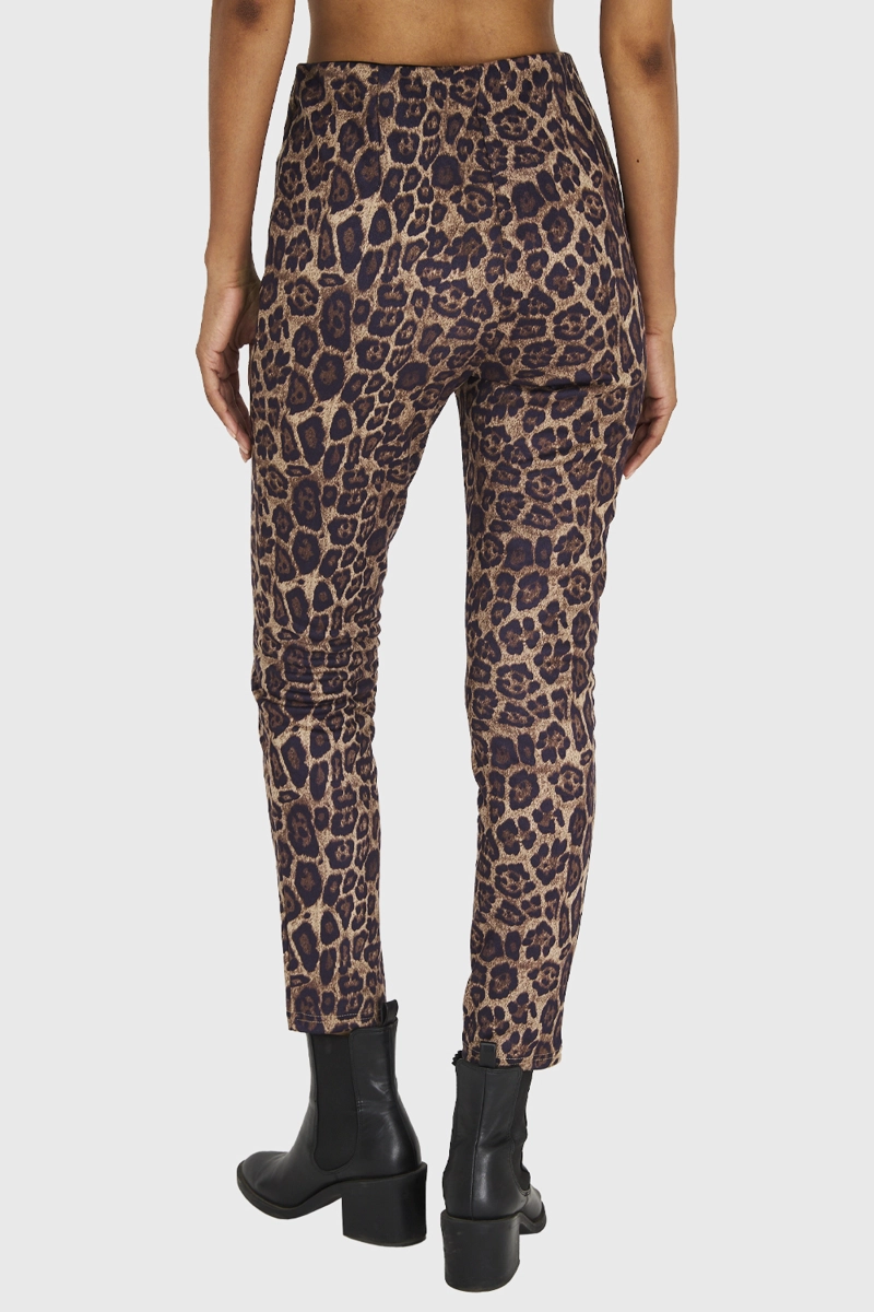 CALZA MUJER NICOPOLY CAFÉ LEOPARDO - 4