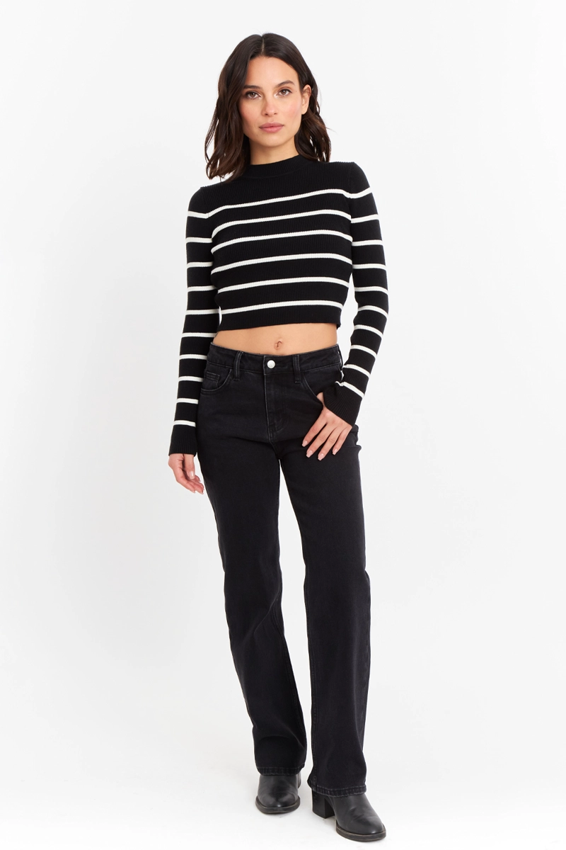 JEANS BASICO RECTO NEGRO NICOPOLY - 2