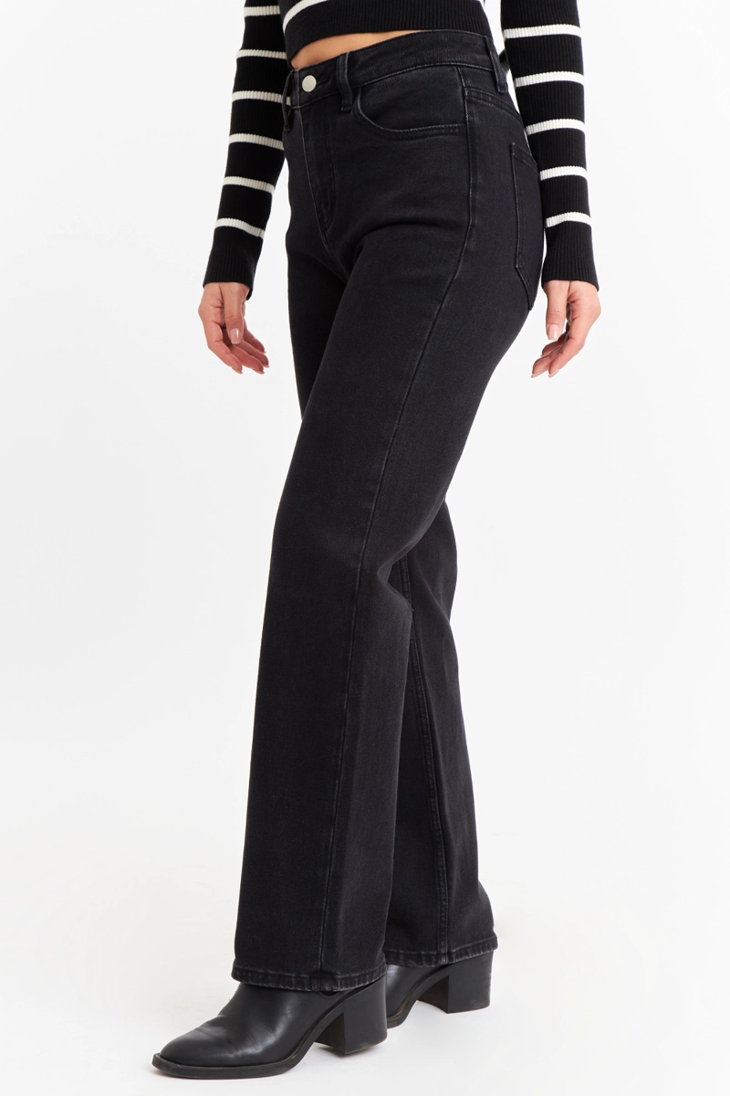 JEANS BASICO RECTO NEGRO NICOPOLY - 9