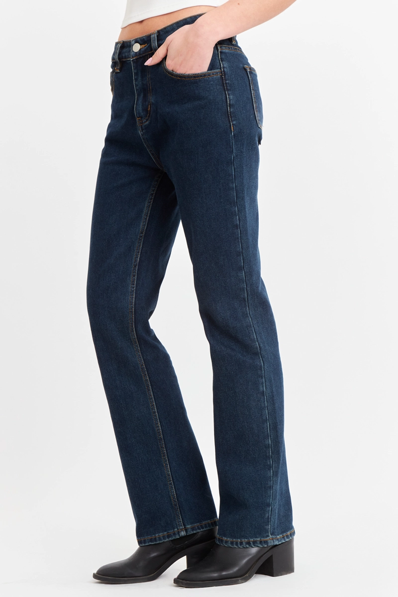 JEANS BASICO RECTO AZUL MARINO NICOPOLY - 3