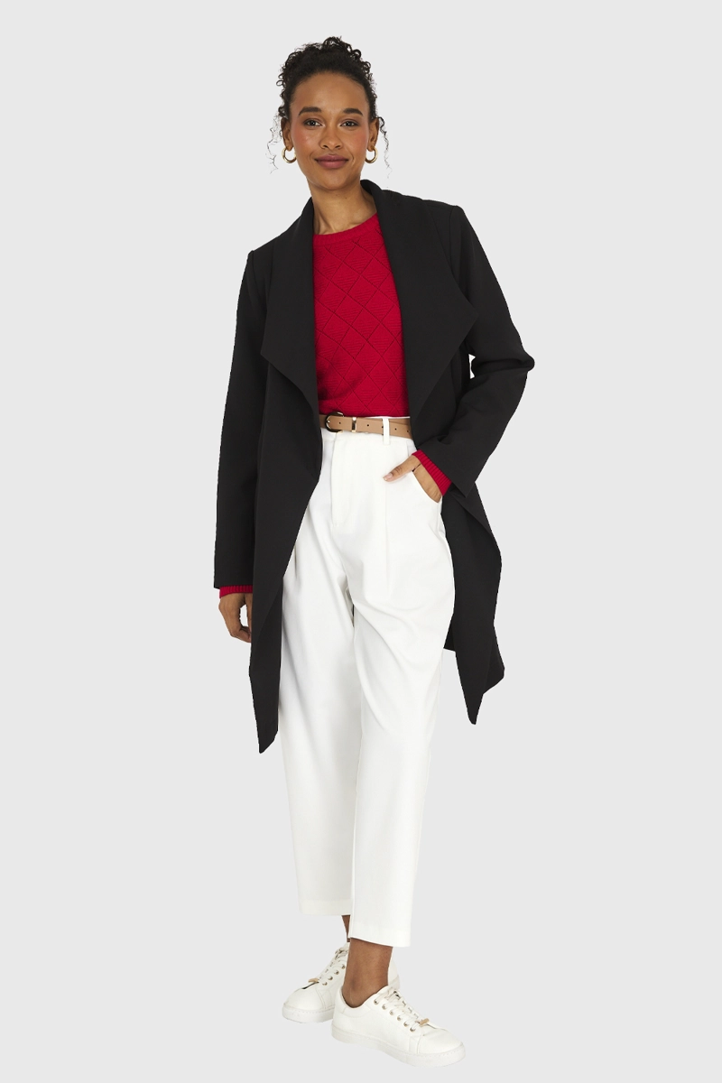 TRENCH LAZO HEBILLA NEGRO NICOPOLY - 2