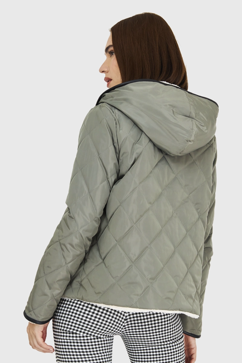 CHAQUETA REVERSIBLE OLIVA NICOPOLY - 4