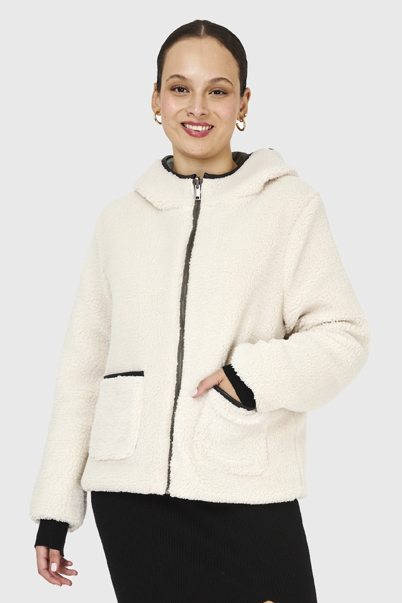 CHAQUETA REVERSIBLE OLIVA NICOPOLY - 5
