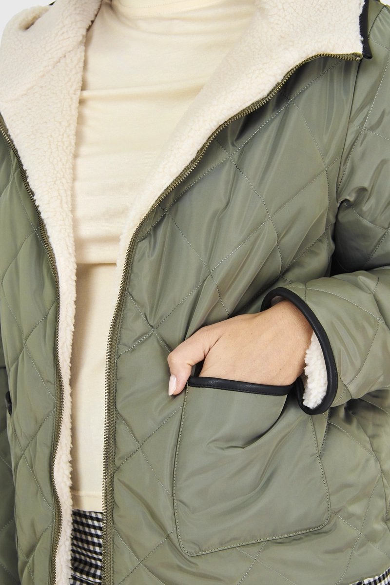 CHAQUETA REVERSIBLE OLIVA NICOPOLY - 6