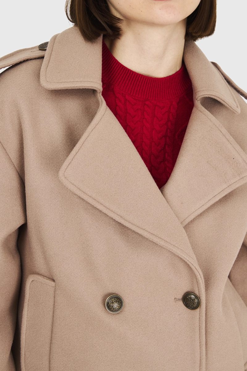 ABRIGO CORTO KHAKI NICOPOLY - 6