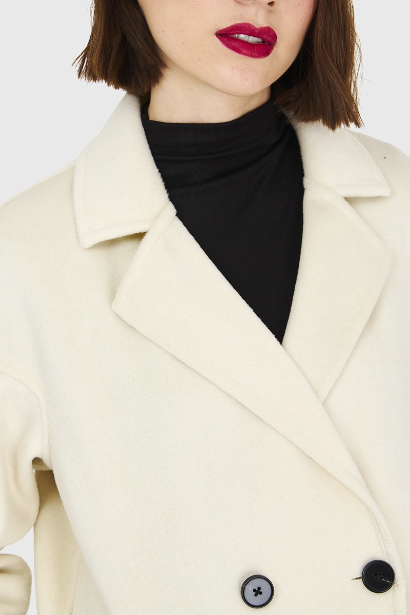 ABRIGO HOMBROS CAIDOS BLANCO INVIERNO INVIERNO NICOPOLY - 6