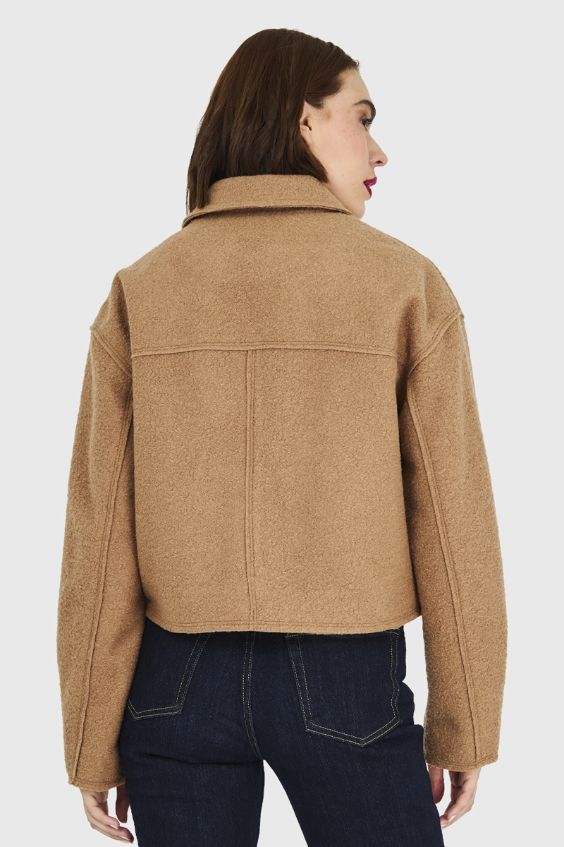 CHAQUETA BOUCLE  MOCA NICOPOLY - 4
