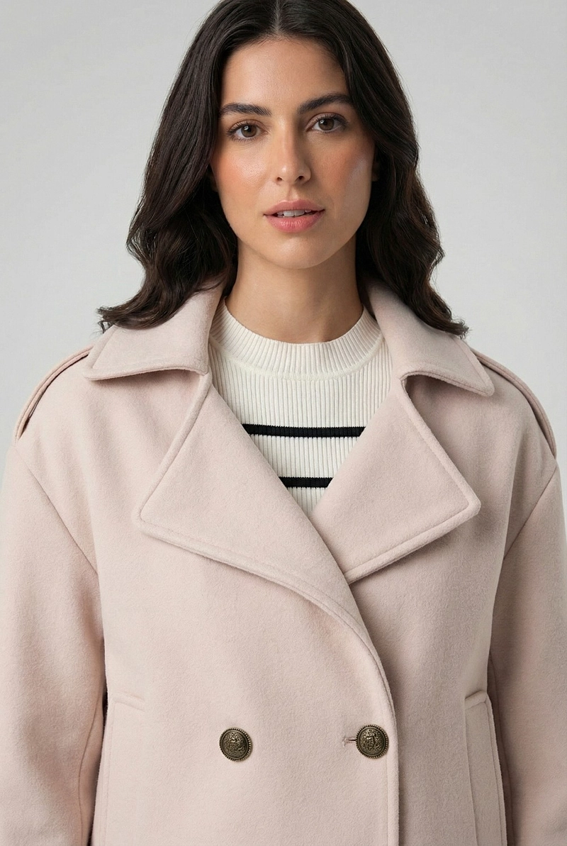 ABRIGO CORTO BEIGE NICOPOLY - 6