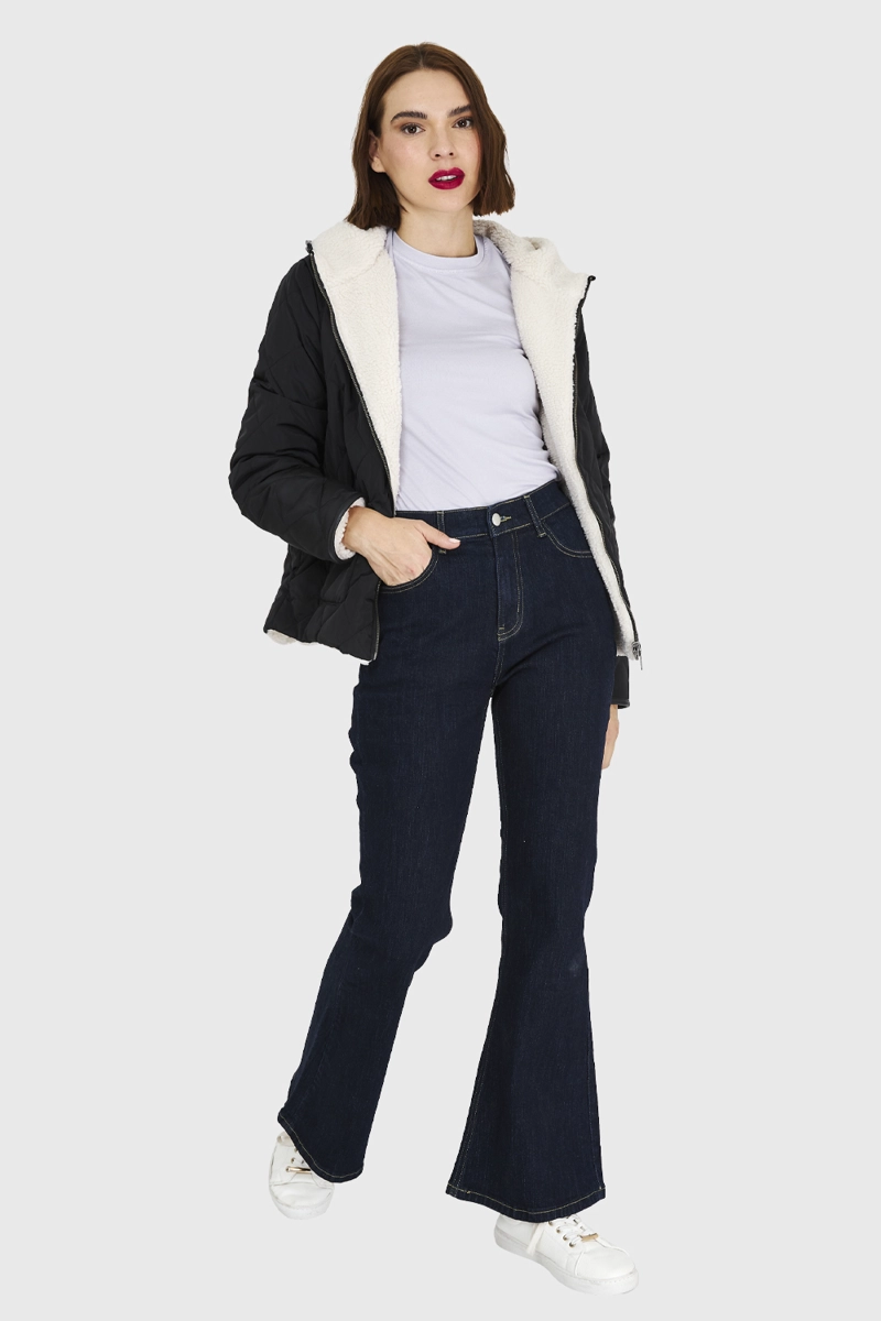 CHAQUETA REVERSIBLE NEGRO NICOPOLY - 2