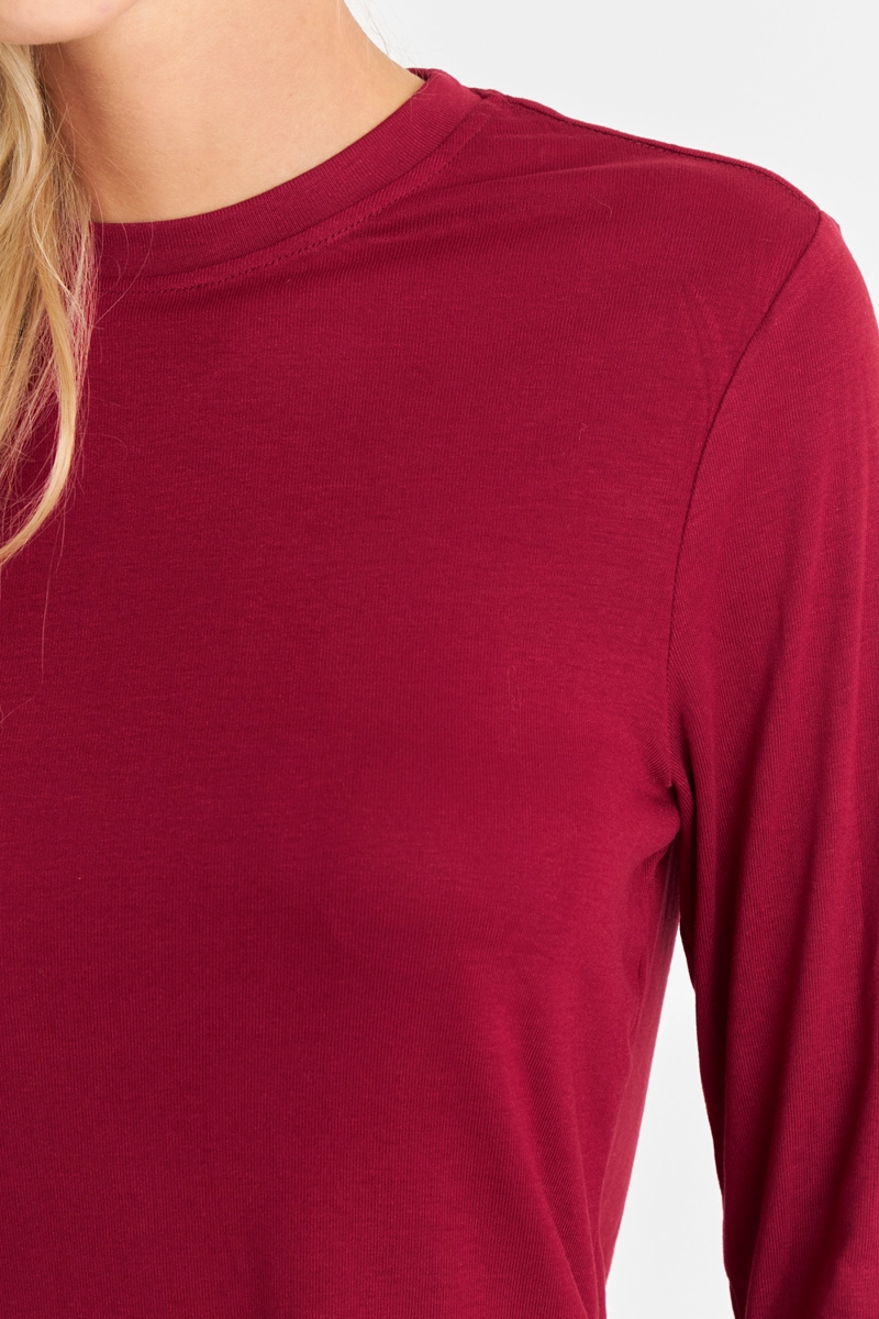 POLERA CUELLO REDONDO BURDEO NICOPOLY - 6