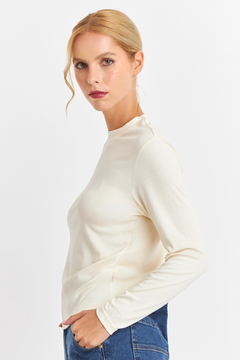 POLERA CUELLO REDONDO BLANCO NICOPOLY - 3