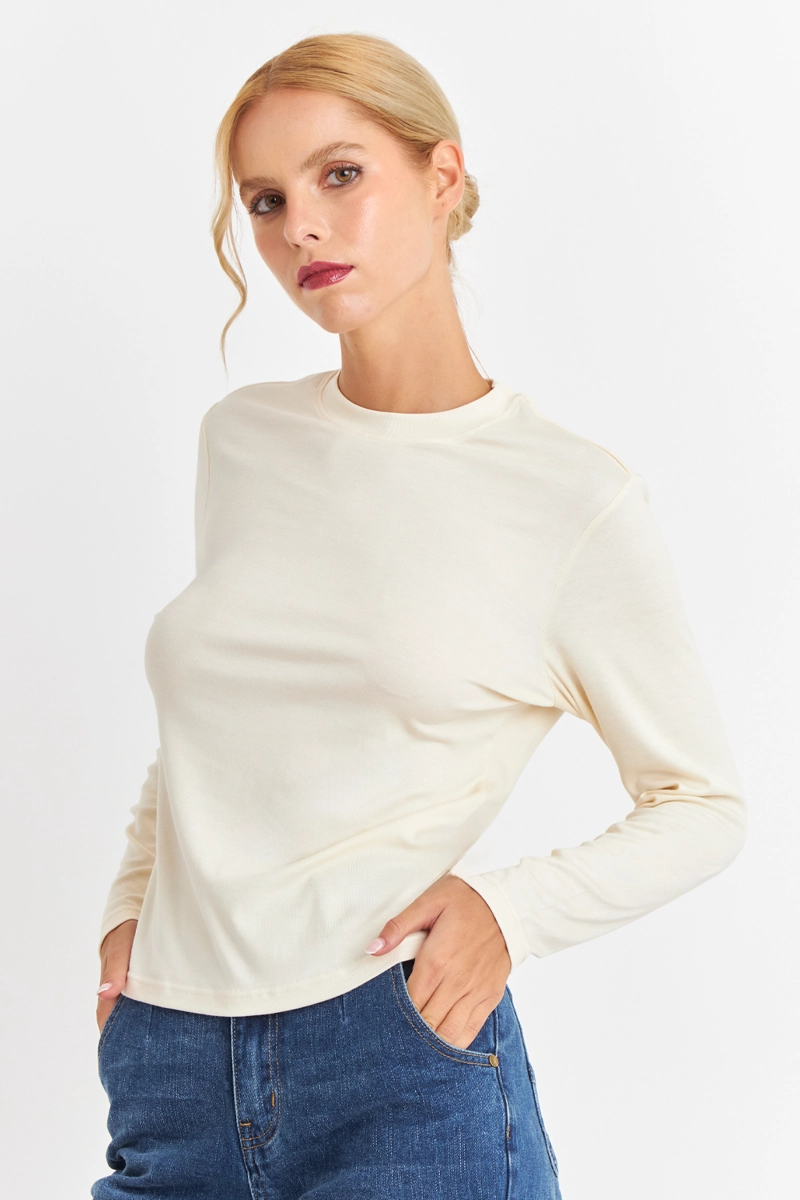 POLERA CUELLO REDONDO BLANCO NICOPOLY - 5
