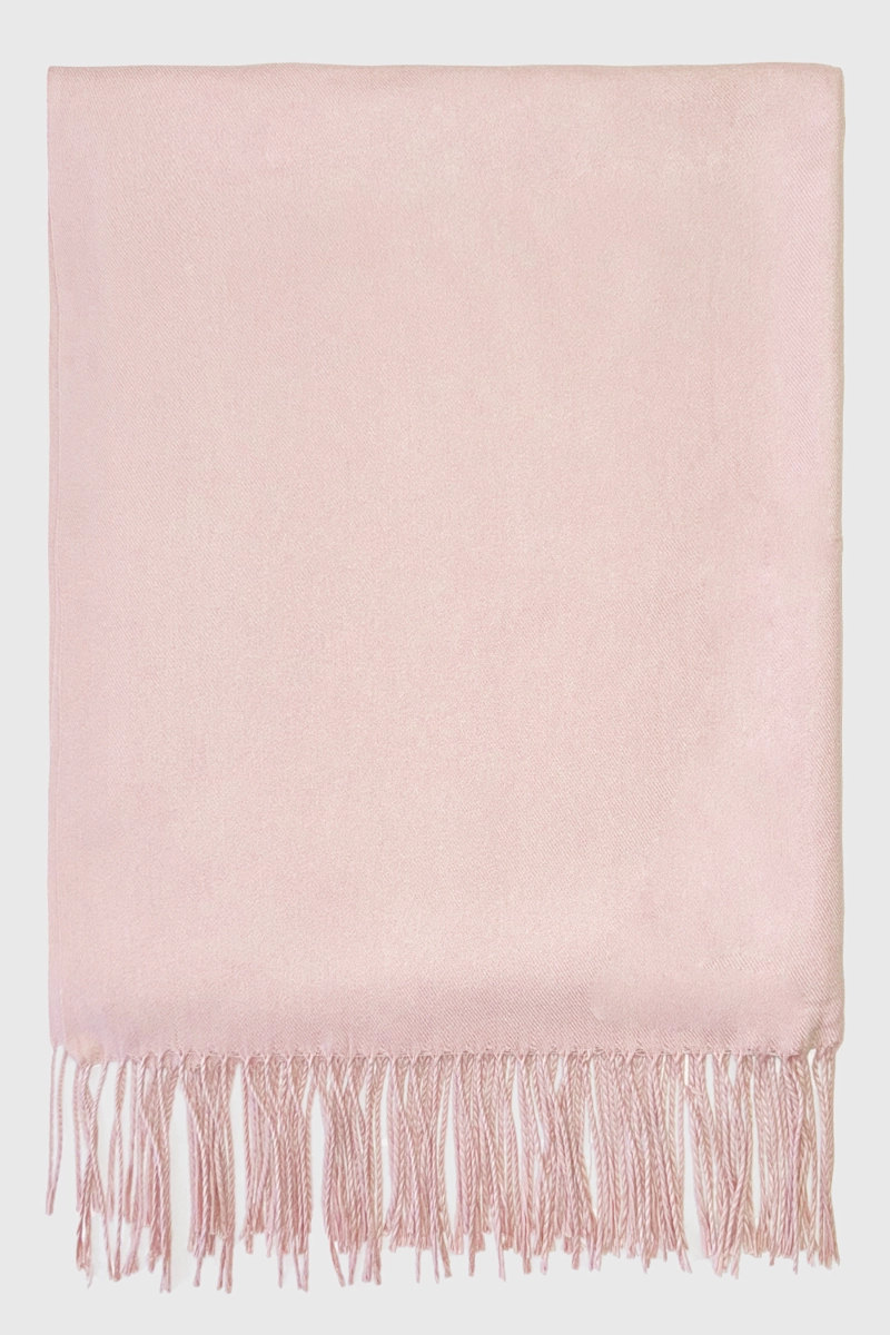 BUFANDA SUAVE ROSADO CLARO NICOPOLY - 2