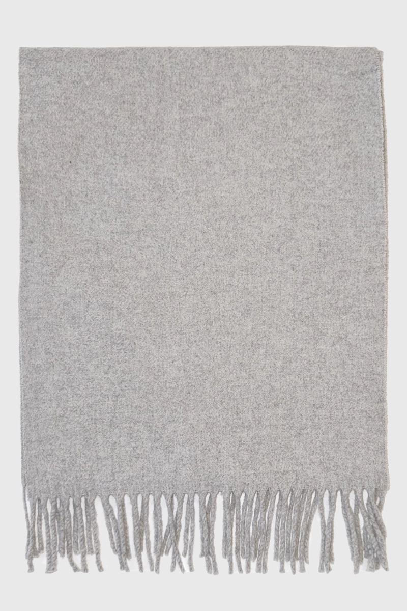 BUFANDA CUADRILLE PEQUEÑA GRIS MUJER NICOPOLY - 2