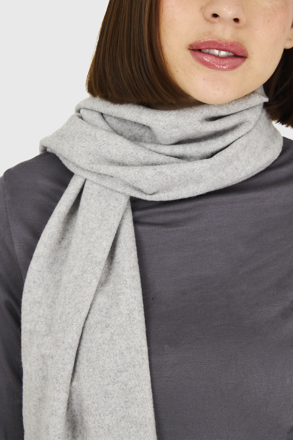 BUFANDA CUADRILLE PEQUEÑA GRIS NICOPOLY - 3