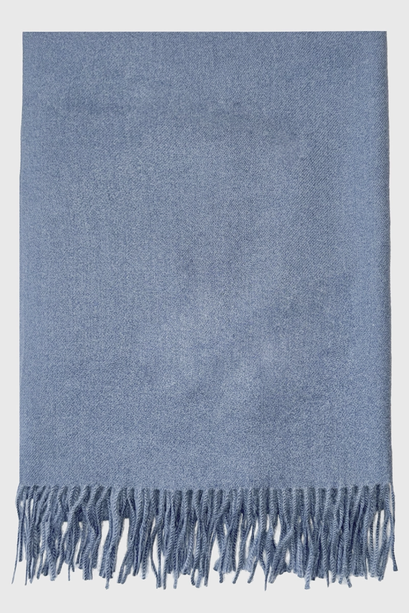 BUFANDA GRUESA AZUL ACERO MUJER NICOPOLY - 2