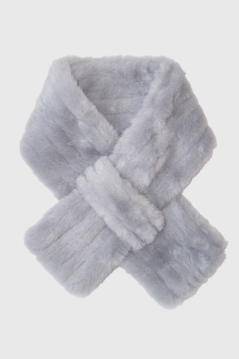 CUELLO TIPO PIEL GRIS MUJER NICOPOLY - 2
