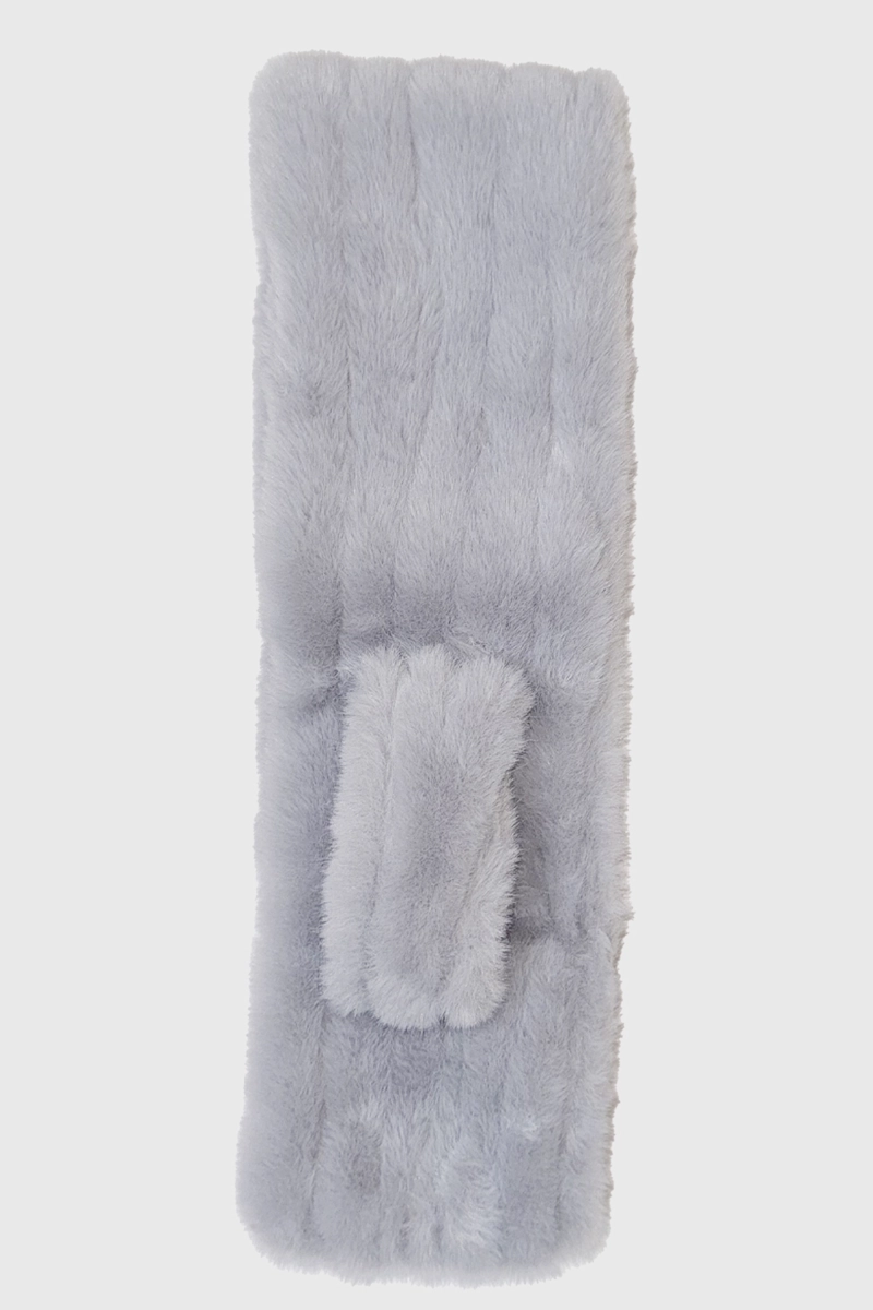 CUELLO TIPO PIEL GRIS MUJER NICOPOLY - 3