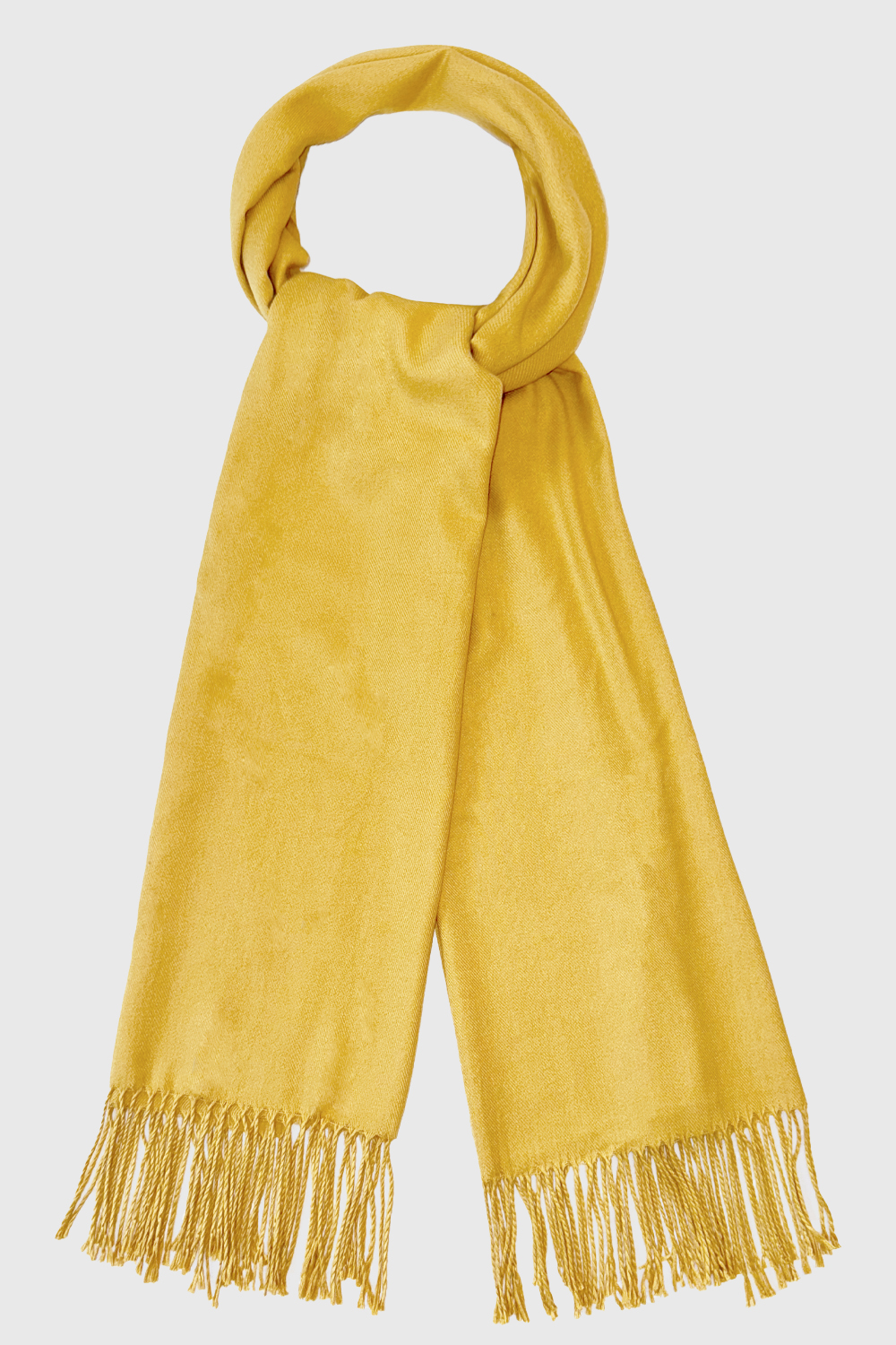 BUFANDA SUAVE AMARILLO NICOPOLY - 3