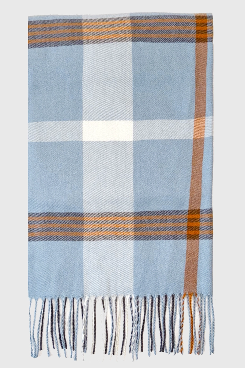 BUFANDA CUADRILLE  GRANDE CELESTE NICOPOLY - 2