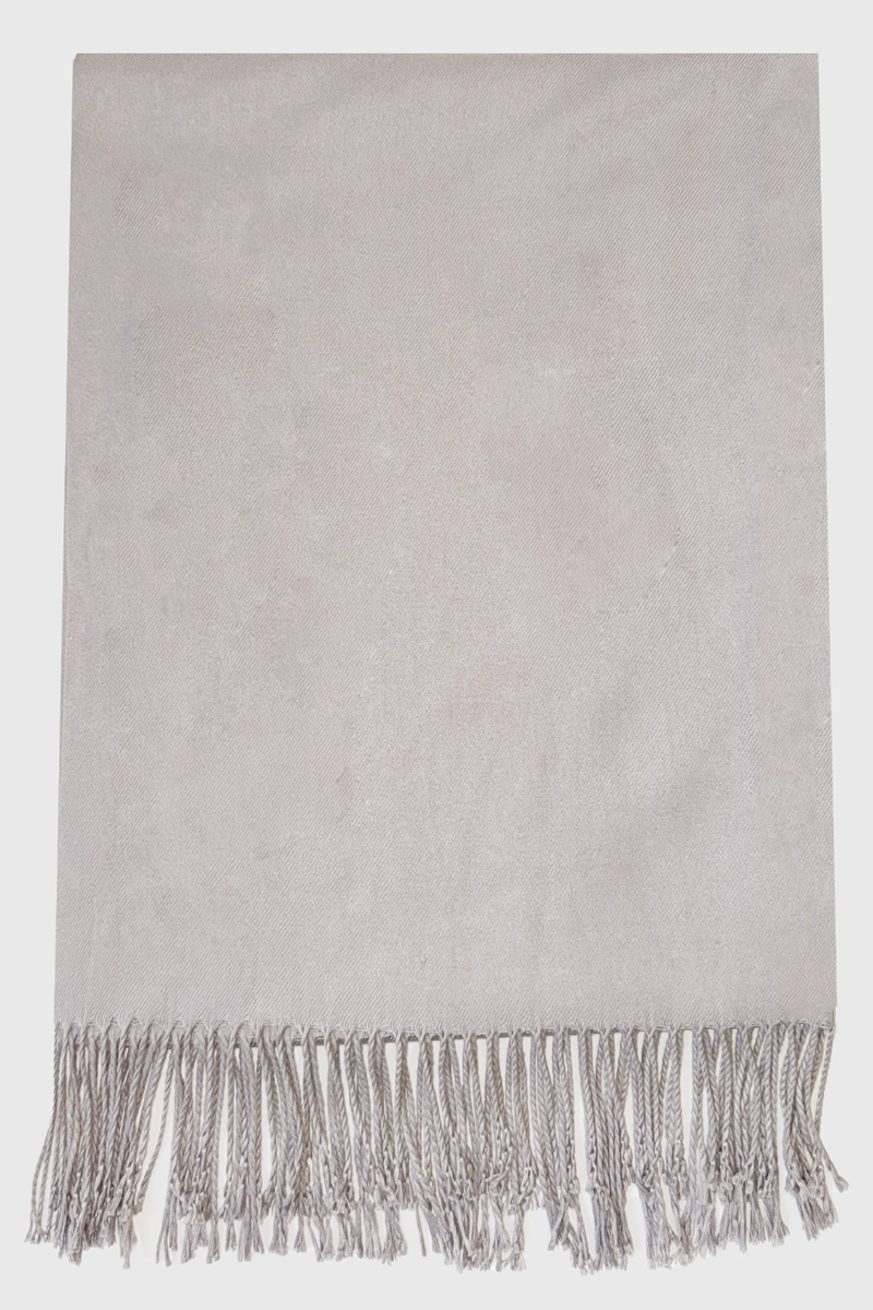 BUFANDA SUAVE GRIS MUJER NICOPOLY - 2