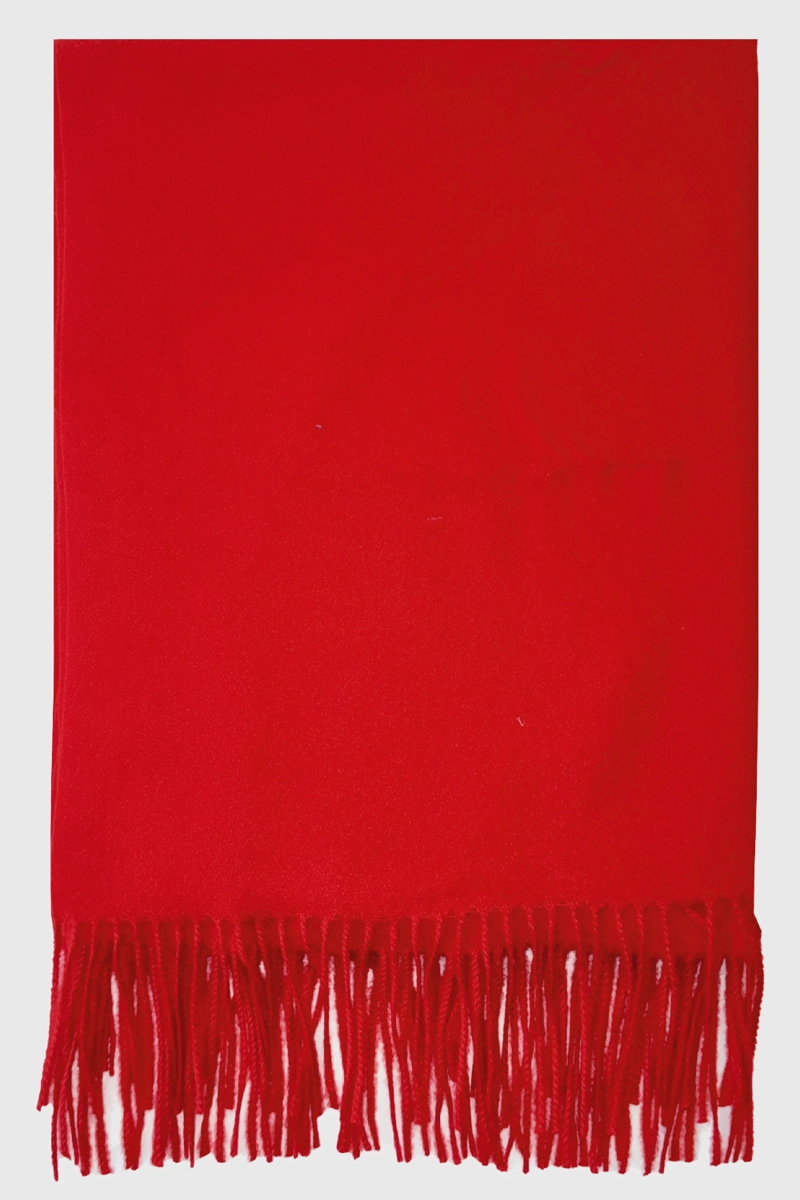 BUFANDA GRUESA ROJO NICOPOLY - 2