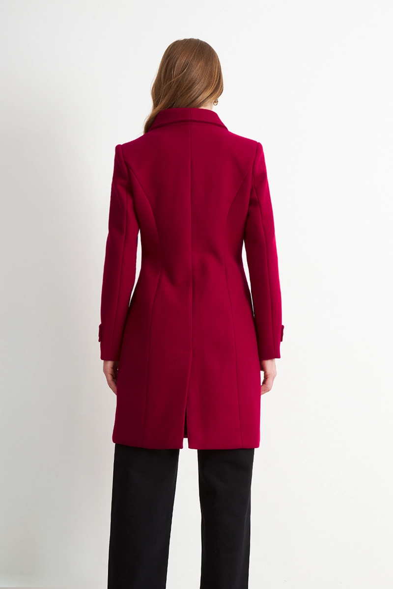ABRIGO SOLAPA REDONDA ROJO NICOPOLY - 4