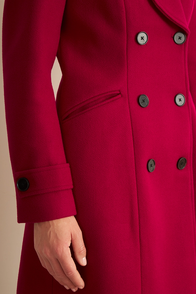 ABRIGO SOLAPA REDONDA ROJO NICOPOLY - 6