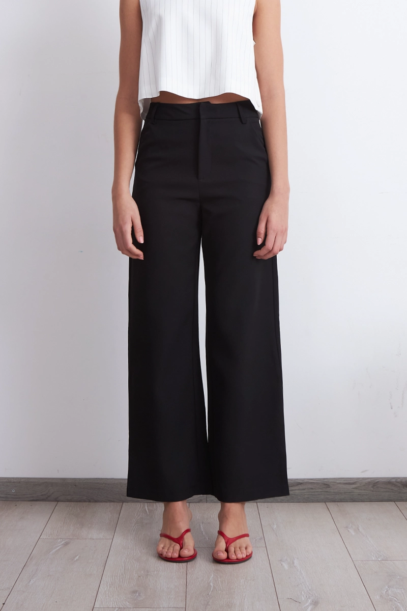 PANTALON BASICO NEGRO NICOPOLY - 1