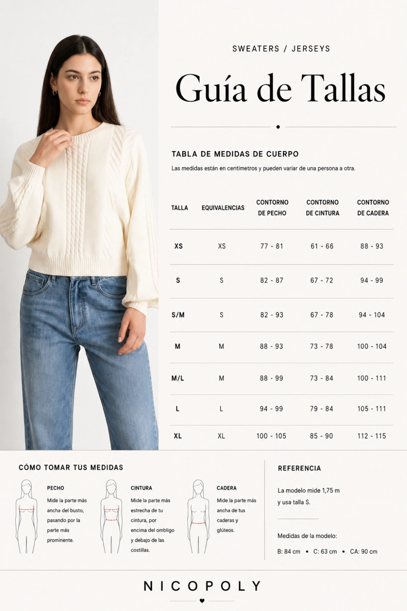 SWEATER ACANALADO CUELLO BOTE CELESTE NICOPOLY - 7