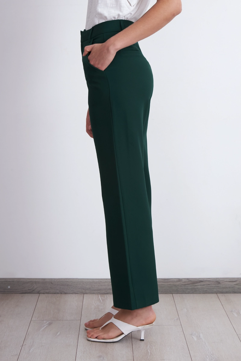 PANTALON BASICO VERDE NICOPOLY - 3