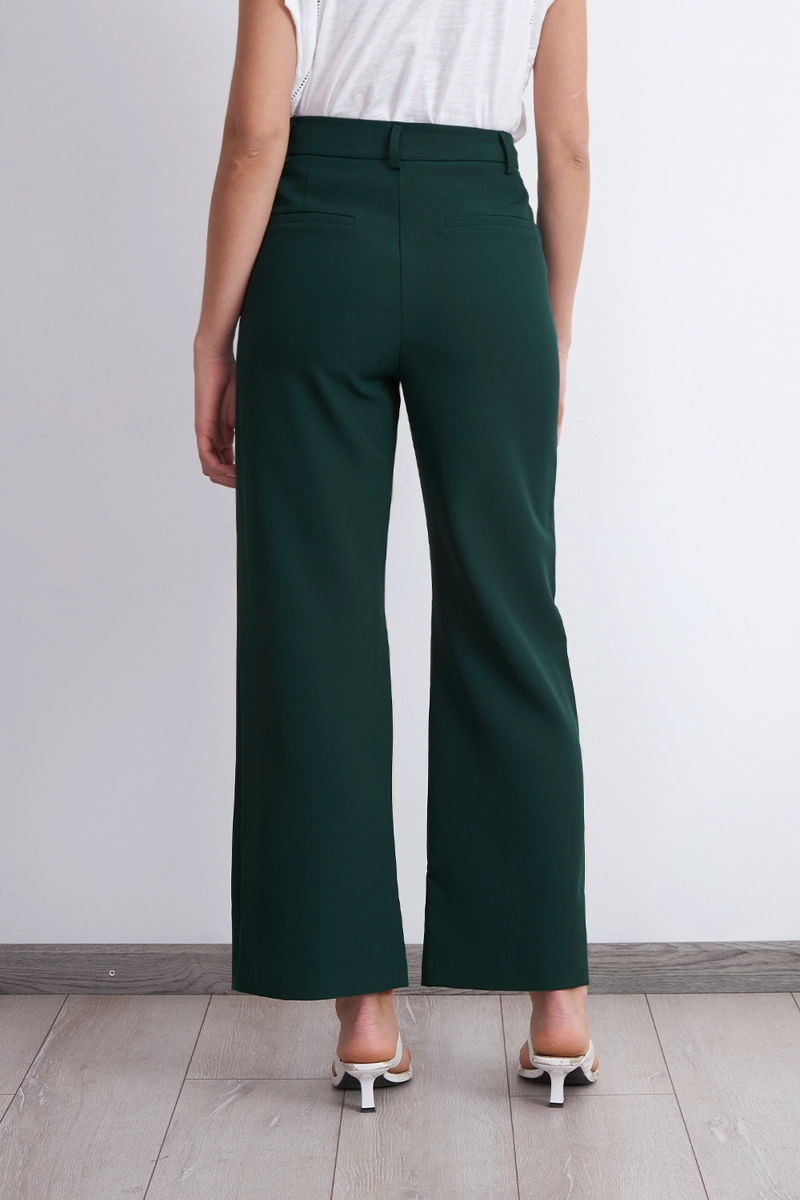 PANTALON BASICO VERDE NICOPOLY - 4