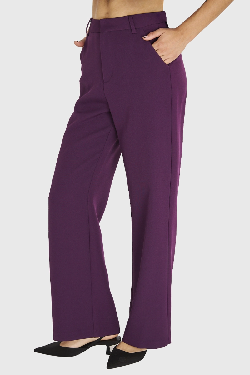 PANTALON BASICO MORADO NICOPOLY - 3