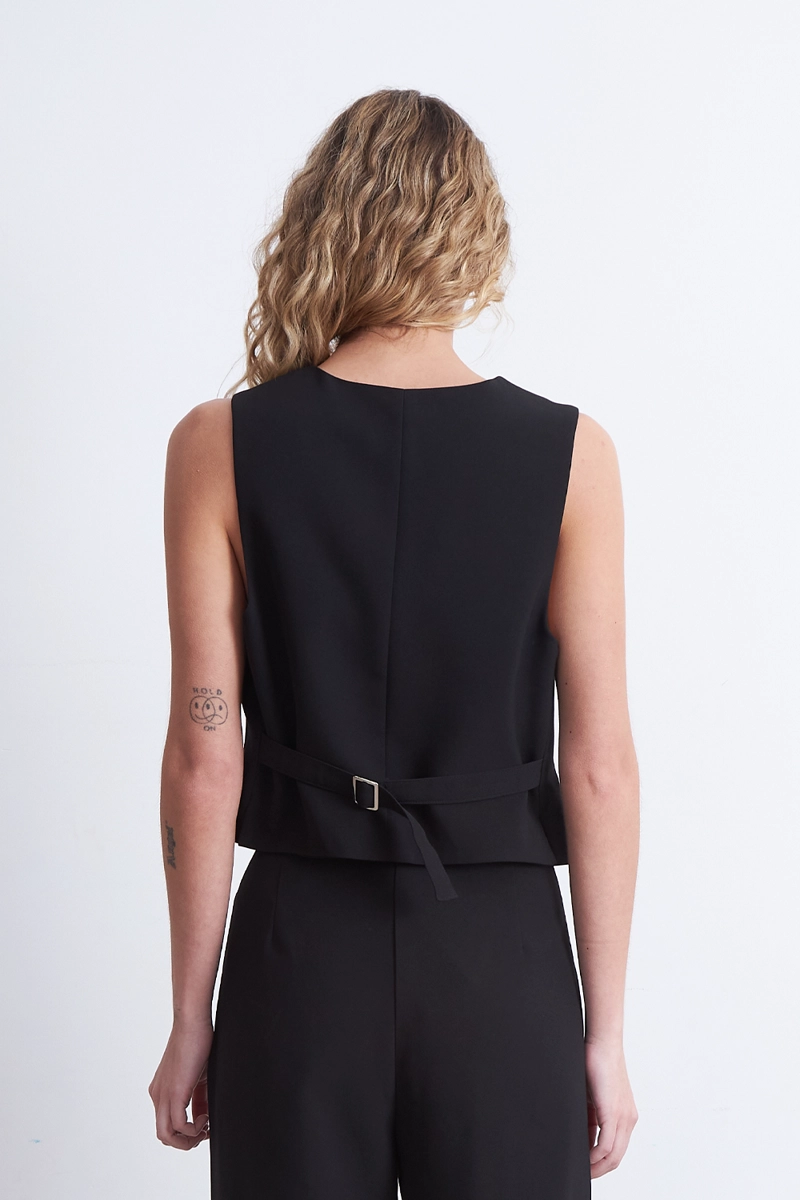 GILET BASICO AJUSTABLE NEGRO NICOPOLY - 4