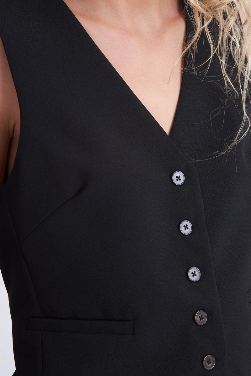 GILET BASICO AJUSTABLE NEGRO NICOPOLY - 6