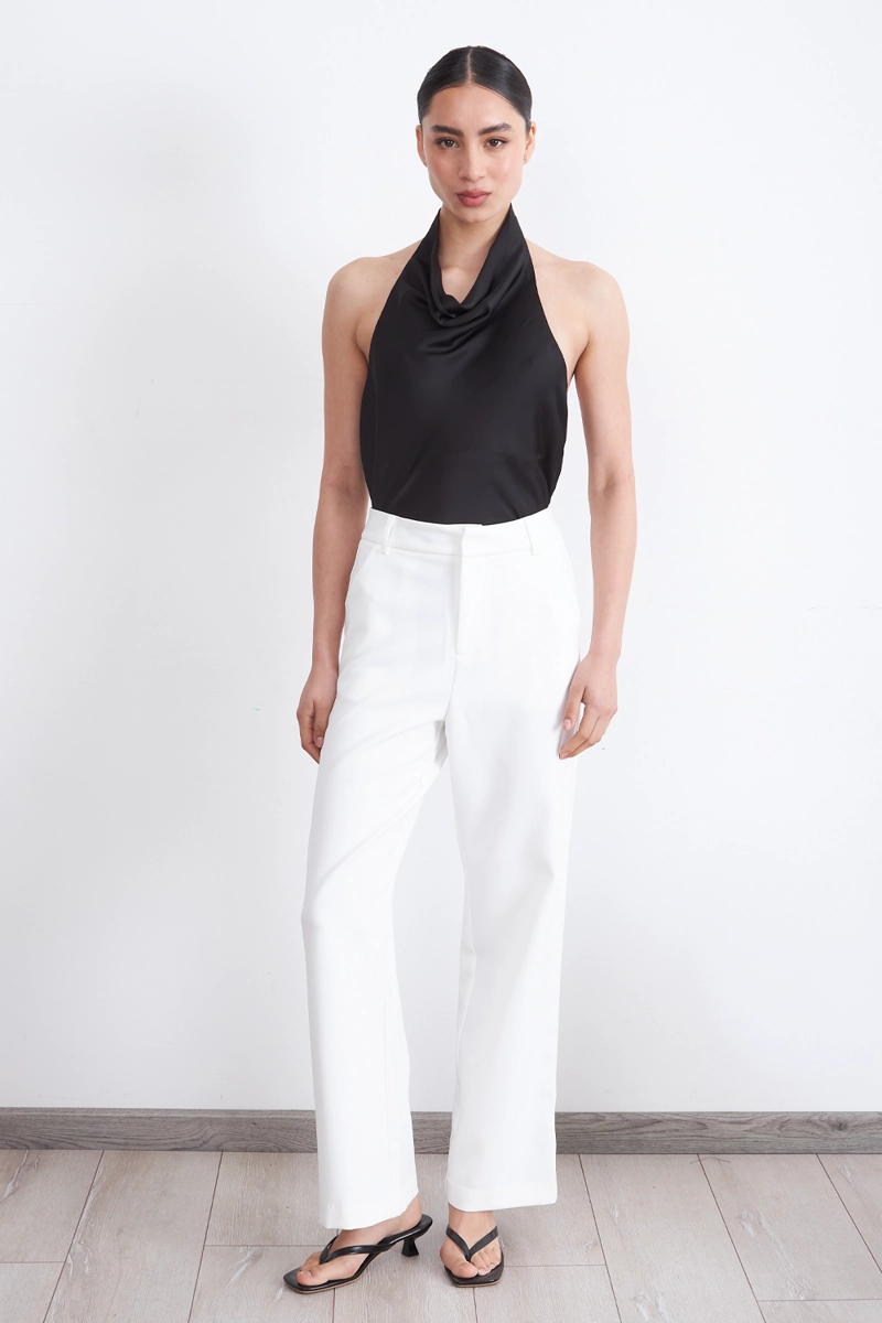 PANTALON BASICO BLANCO NICOPOLY - 2
